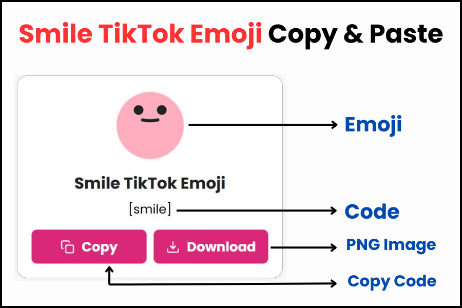 Smile TikTok Emoji Copy & Paste